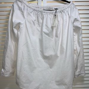 Rag & Bone white off the shoulder top